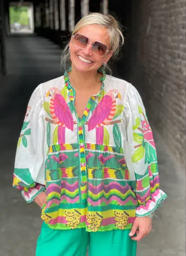 Blouse Perroquets