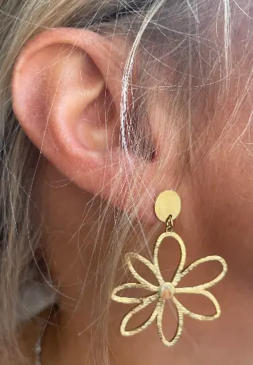 Boucles d'oreilles Marguerite n°178