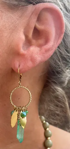 Boucles d'orielles Krypto n°179