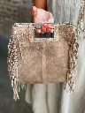 Sac franges daim Roi 
