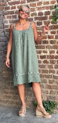 Robe bretelles Marguerites