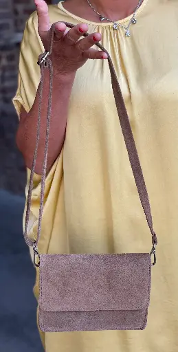 Sac à main en daim bandoulière
