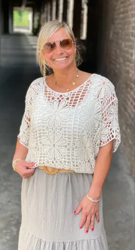 Pull macramé Maguy