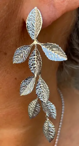Boucles d'oreilles feuilles n°180