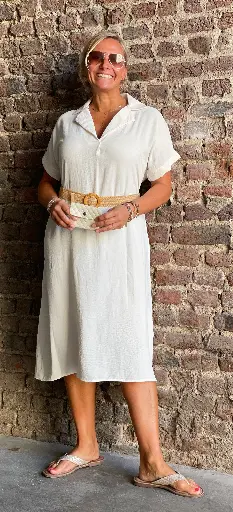 Robe Lucky Col Chemise