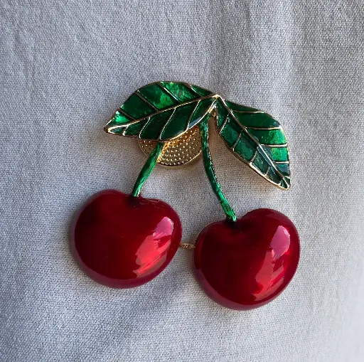 Broche Aimant Cerises