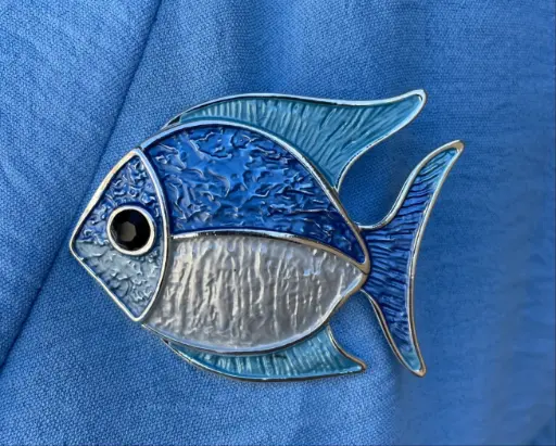 Broche Aimant Poisson Oeil