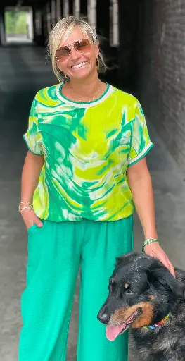 Blouse manches Colors Nuage