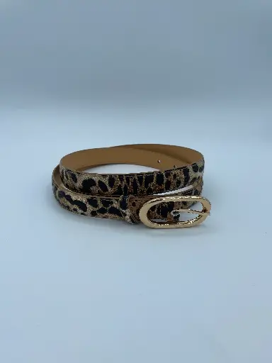 Ceinture fine leo boucle ovale