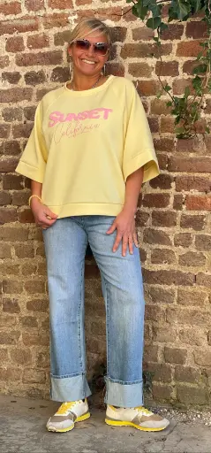 Jeans Bords Retournés