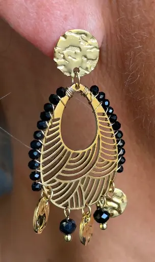 Boucles d'oreilles Goutte Confettis n°184