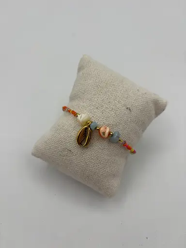 Bracelet coquillage/barre n°242 (Multicolore)