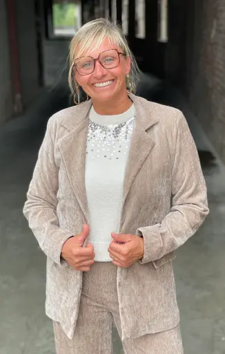 Veston velours lisse