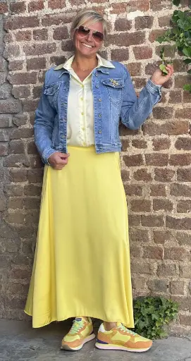 Jupe satin unie summer