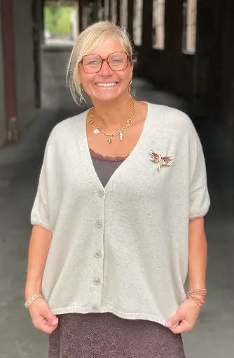 Gilet carré Cachemire