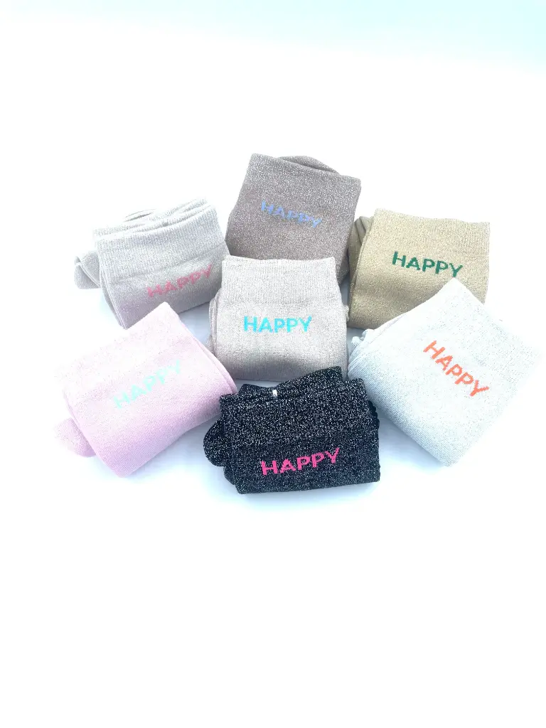 Chaussettes brillantes HAPPY