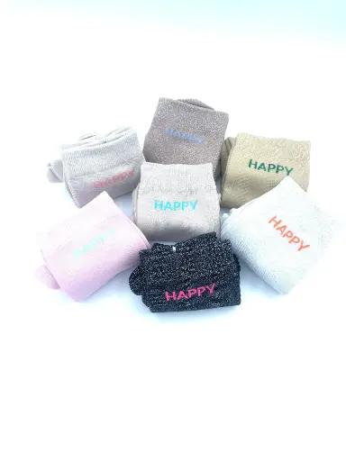 Chaussettes brillantes HAPPY