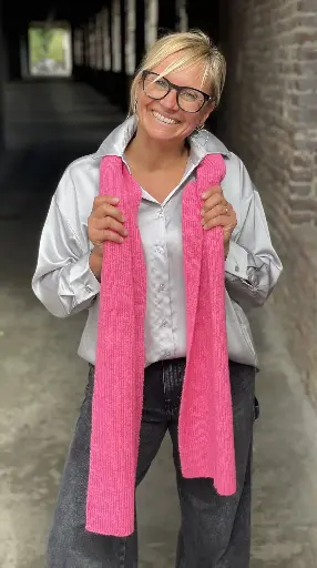 Echarpe étroite striée