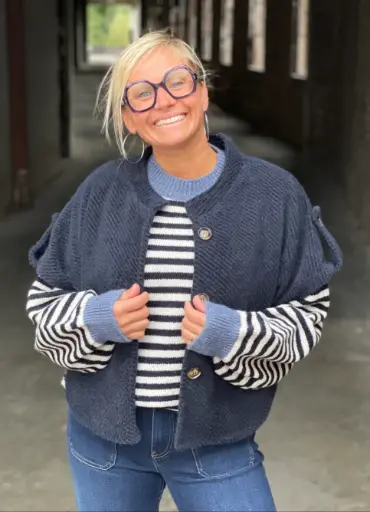 Veste sans manches Chenille