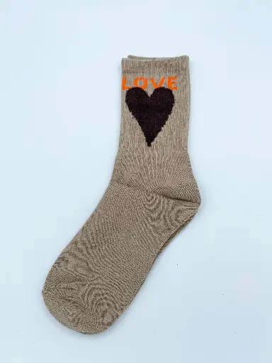 Chaussettes Coeur Bouclette LOVE