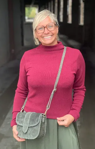 Pull fin col Cheminiée