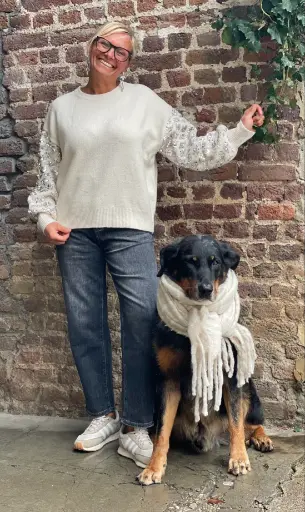 Jeans gris Carotte