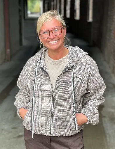 Veste Zip à carreaux