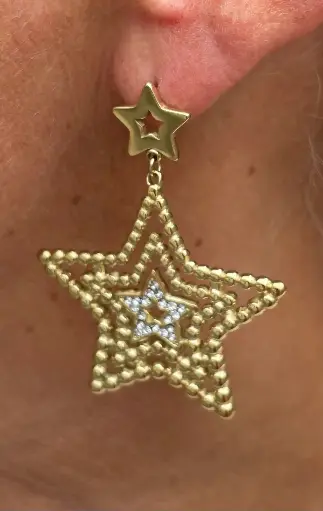 Boucles d'oreilles Etoiles n°211