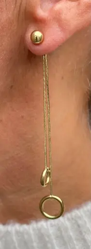 Boucles d'oreilles Anneaux pendants n°213