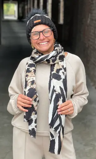 Foulard zèbre/léo