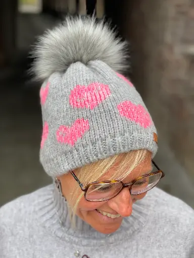 Bonnet Multis Coeurs