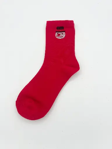 Chaussettes Bonhomme de neige strass