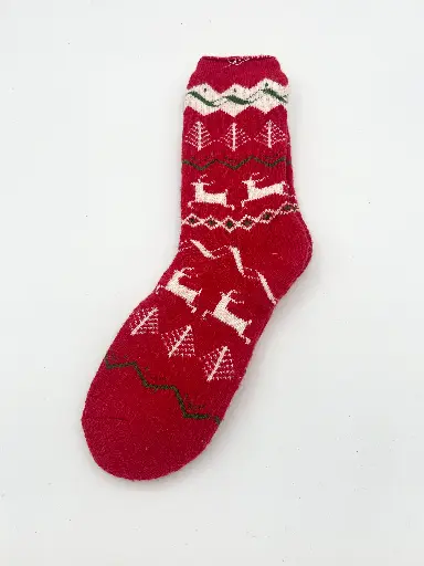Chaussettes de Noel rouge