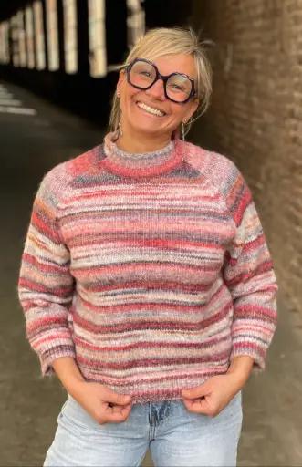 Pull col montant Dégradé