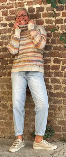 Jeans carotte clair