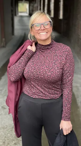 Blouse col montant Léo