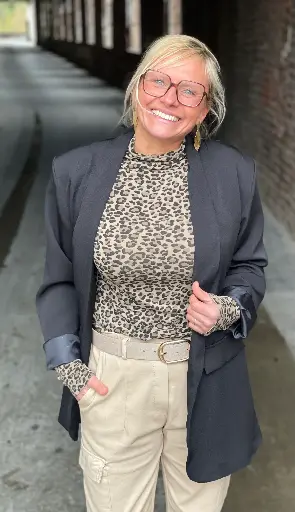 Blouse col montant Léo