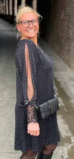 Robe Constellation fentes bras 