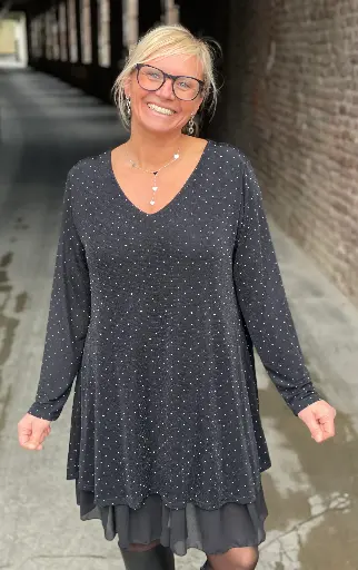 Robe Constellation dessous voile