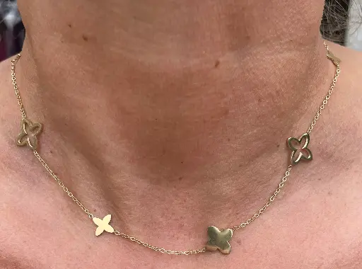 Collier Flowers K1019