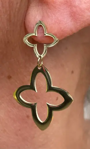 Boucles d'oreilles flowers n°217