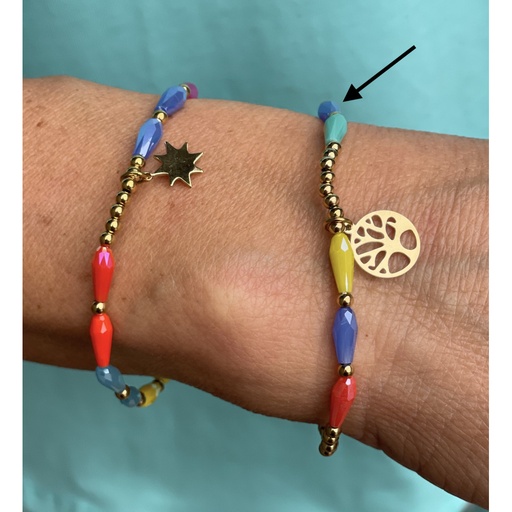 Bracelet arbre de vie n°107 (Multicolore)