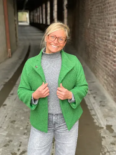 Veste courte 2 pressions