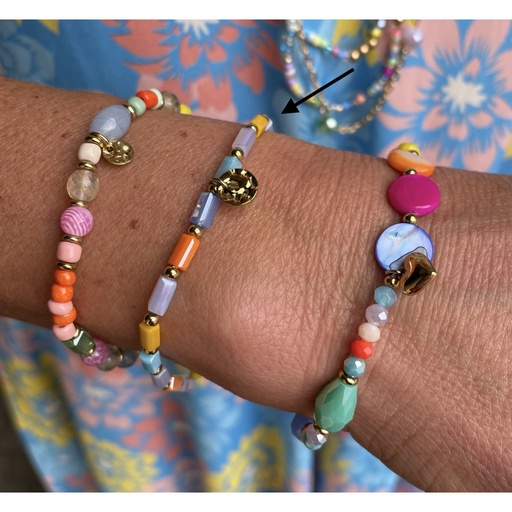 Bracelet perles rectangulaires n°114