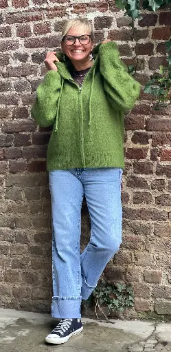 Jeans Grands bords retournés