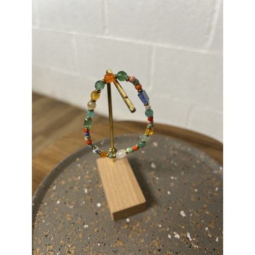 Bracelet mini médaillon n°117 (Multicolore)