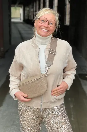 Lanière "MK" Attaches Argentées