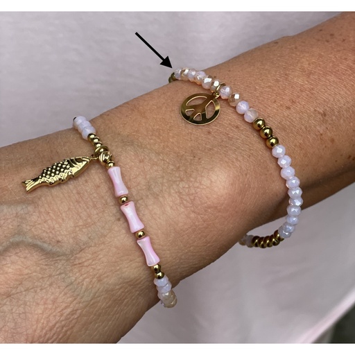 Bracelet peace pendant n°119
