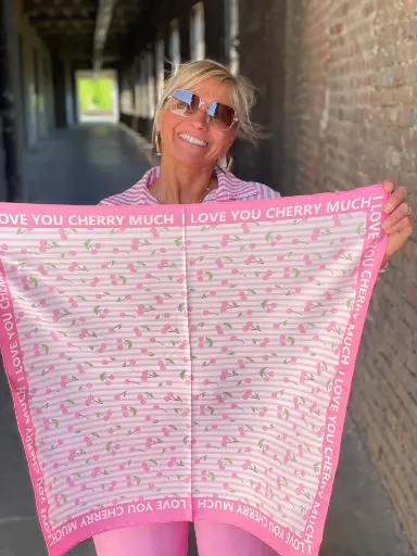 Foulard carré Cherry