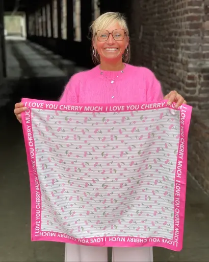 Foulard carré Cherry